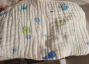 全棉时代 婴儿浴巾 新生儿童6层水洗纱布浴巾宝宝纯棉 狮子飞机蓝95*95cm 实拍图