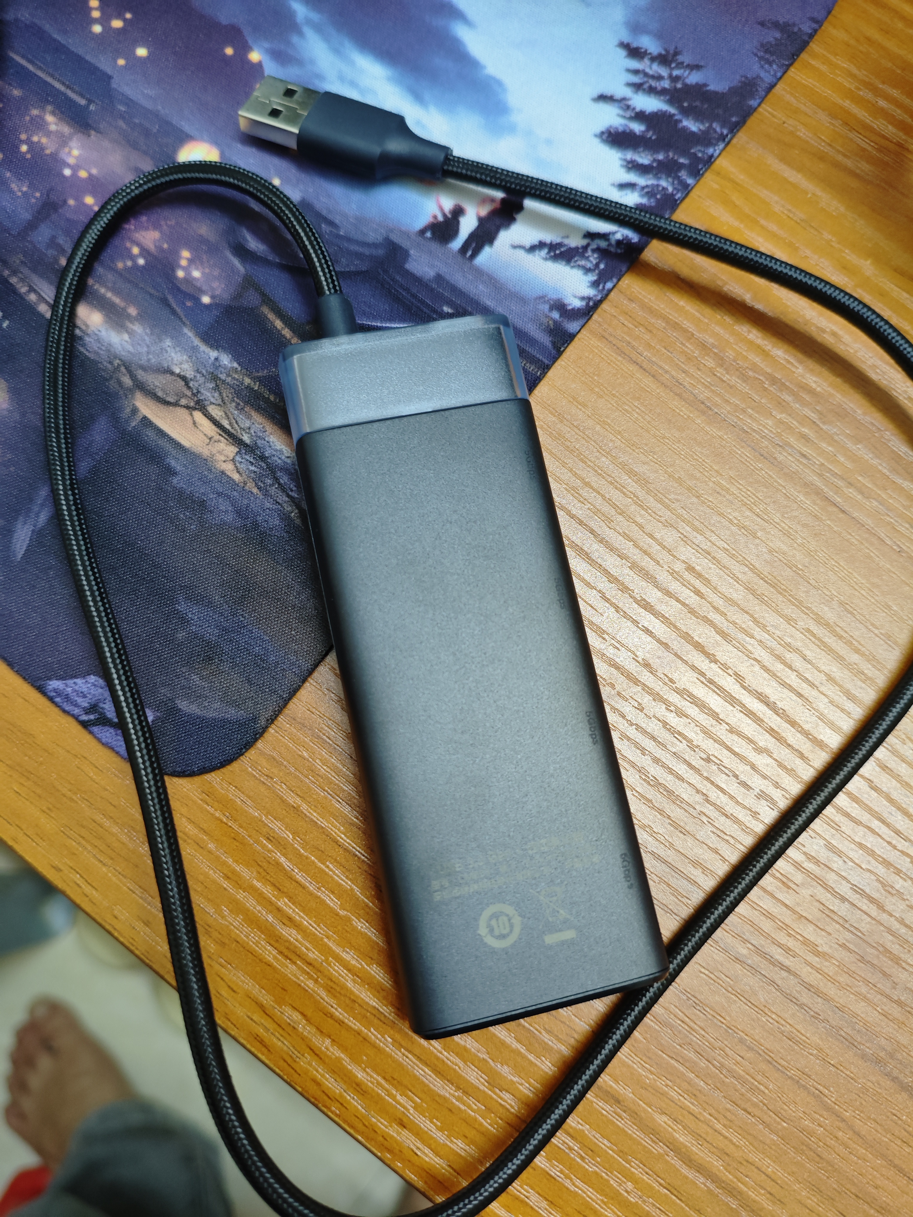 绿联USB扩展器3.0扩展坞拓展坞多接口分线器 集线器HUB高速4口转接头转换器四合一 笔记本电脑延长线 实拍图