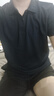 京东京造夏季运动短袖男士t恤polo衫男跑步健身户外速干衣服 黑色 3.0 3XL 实拍图