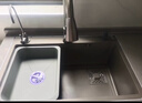 九牧王（joxod）水槽大单槽304不锈钢水槽厨房洗菜盆一体盆大单槽洗碗池 68X45枪灰色(抽拉龙头套餐) 实拍图