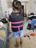 李宁儿童救生衣浮力背心游泳专业安全浮力衣小孩泳衣026-粉色M 实拍图