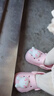 牧童儿童拖鞋夏男宝宝洞洞鞋软底女童卡通洗澡婴幼儿家居鞋萌兔粉140 实拍图