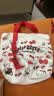 爆款韩系卡通蝴蝶结手提包日系极简帆布包单肩上课通勤便当包 【带飘带】KT红色27*24cm 实拍图
