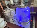 丰谷全自动上水电热水壶 茶台烧水壶 家用办公嵌入式茶桌茶几一体机茶具电茶炉套装 1L （37*20cm）底部单上水银色-消毒款 实拍图