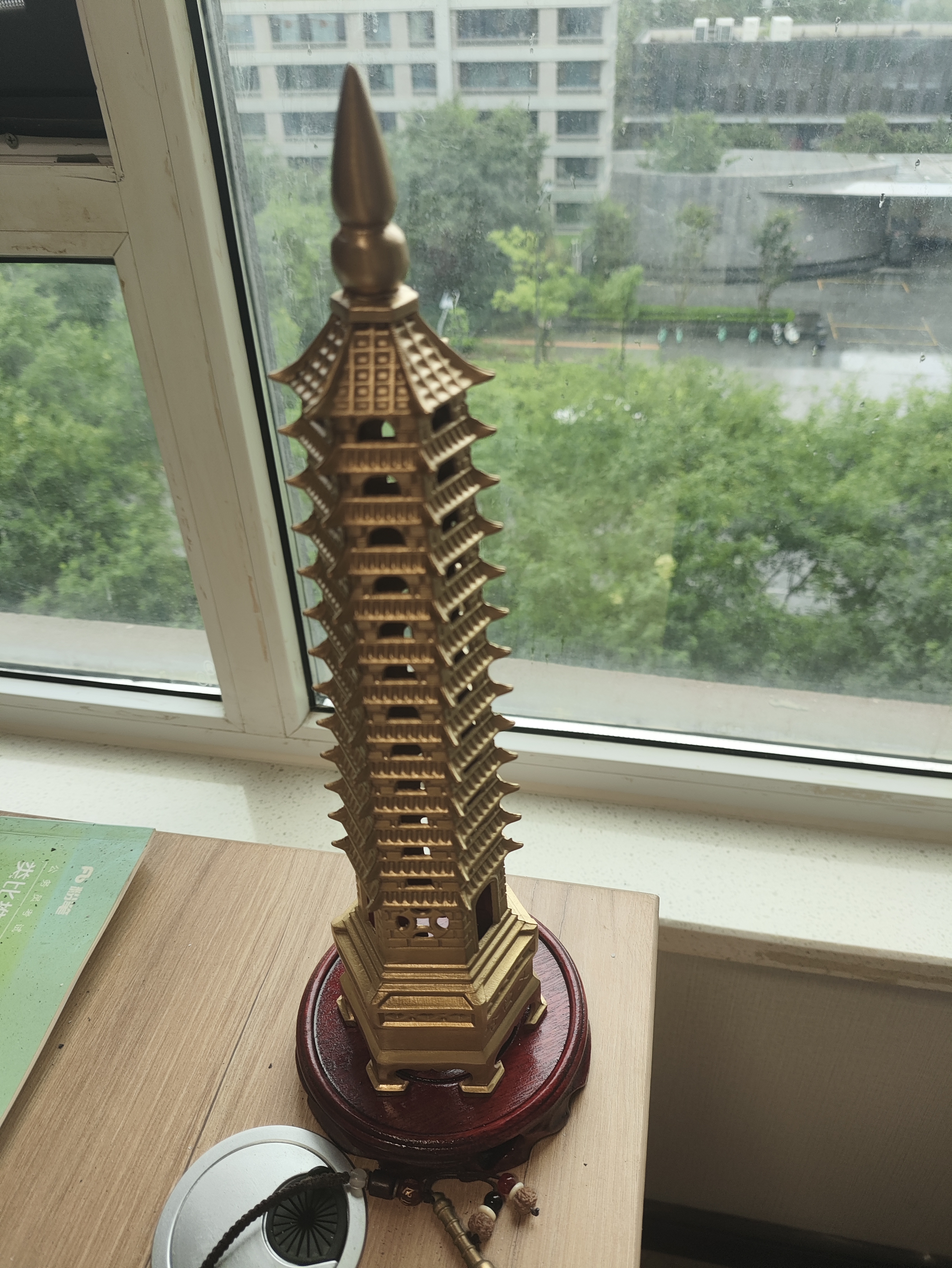 风水阁 文昌塔黄铜纯摆件十三13层9金榜题名助学业中考高考加油励志礼物 【经典款】十三层30cm文昌塔 实拍图