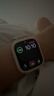 Apple/苹果 Watch S11 智能手表GPS款46毫米银色铝金属表壳雾紫色运动型表带S/M MEVW4CH/B 实拍图