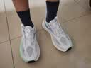 李宁（LI-NING）李宁儿童专业跑鞋男童运动鞋飞云秋季新款大童青少年网面体训鞋子 标准白/晴山蓝 （网面-专业跑步） 35 （内长约22.9cm适合脚长21.9cm） 实拍图
