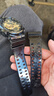 Mtin树脂表带表壳适配卡西欧G-SHOCK手表带GA110 140 GD120GLS GAX100 亮光黑色金字金扣 16mm 实拍图