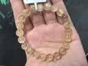 石传百世7A金发晶手串天然男女款钛晶手链生日礼物巴西黄发晶转运珠本命年 【6A收藏级】发晶手链8-9毫米 实拍图