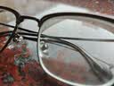 依视路（ESSILOR） 钻晶系列高清耐磨防蓝光近视超薄镜片专业配度数眼镜架男女镜框 现片2片装 来架加工 镜框+依视路膜岩高清1.60现片 实拍图