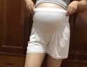 浪莎孕妇安全裤夏季冰丝薄款防走光宽松大码打底裤外穿孕期短裤女 实拍图