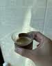 忆壶茶茶杯玻璃品杯家用品茗杯防烫杯子木套隔热杯功夫茶杯喝茶杯小品杯 【2只装】品怡杯150ML 实拍图