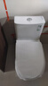 九牧（JOMOO）马桶 家用虹吸式马桶大冲力节水坐便器 防臭瞬冲 易洁抗菌马桶 行业爆款-升级无棱内壁11370-305坑 实拍图