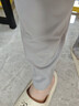 京东京造速干舒弹夏季男士裤子跑步长裤健身运动裤直筒卫裤休闲裤 浅灰L 实拍图
