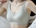 猫人粉底液内衣女士夏季薄款文胸聚拢防下垂无痕无钢圈大胸显小胸罩 实拍图