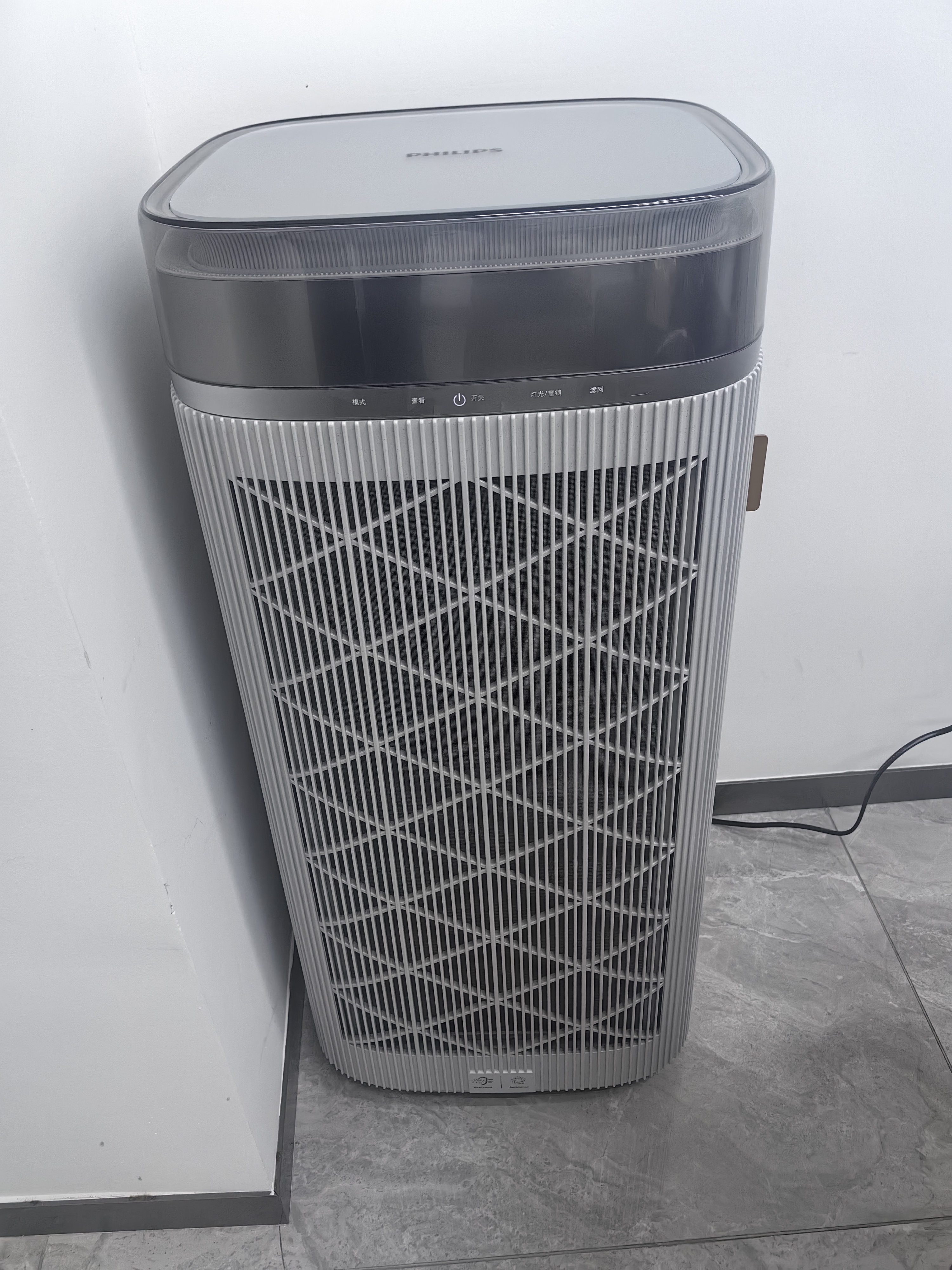 飞利浦（PHILIPS）【0.003微米精滤】空气净化器双风机除甲醛二手烟味新房孕妇婴儿专用除螨尘病毒花粉过敏原AC9008 实拍图