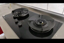 美的（Midea）燃气灶天然气 双灶具 4.8kW家用猛火灶台嵌两用 钢玻面板 可调底盘 二级能效 Q217B-M 实拍图