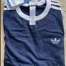 阿迪达斯（adidas）三叶草系列 男 3S TEE 短袖T恤 HZ9634 深靛蓝 S 实拍图