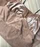KJ睡衣女长袖金丝绒家居服蕾丝性感带胸垫吊带睡裙睡袍两件套家居服 豆粉色 996 M (80-100斤) 实拍图
