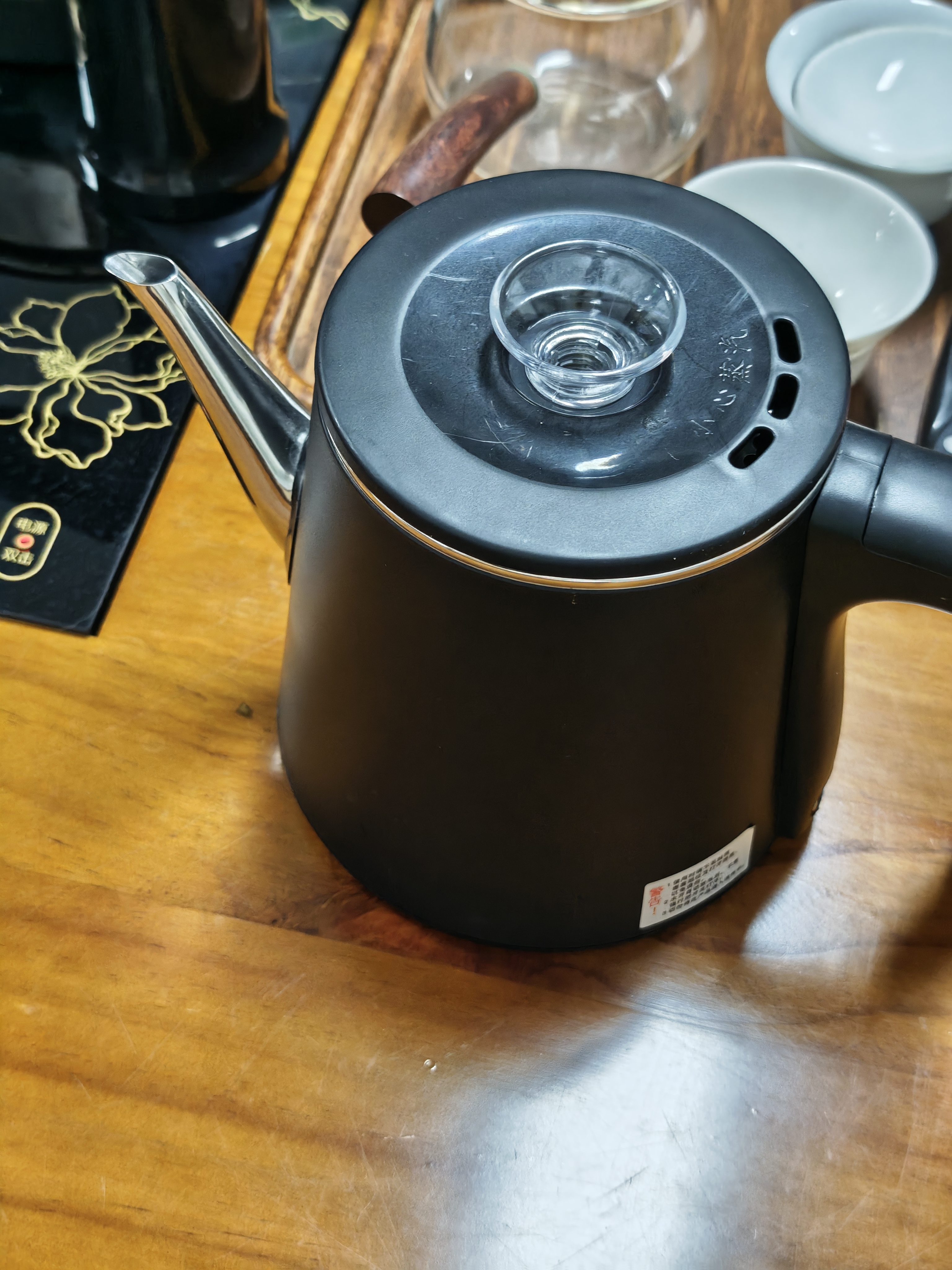 志高（CHIGO）自动上水电热水壶 茶台烧水壶全自动一体茶桌电茶盘泡茶壶煮茶器电茶炉套装JBL-S8250 实拍图