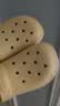 朴西洞洞鞋女士夏季静音防滑外穿增高软底凉拖鞋男 柠檬黄 39-40 实拍图
