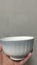 华青格饭碗家用釉下彩浮雕莱茵渐变4.6英寸4只装碗盘餐具微波洗碗机适用 实拍图