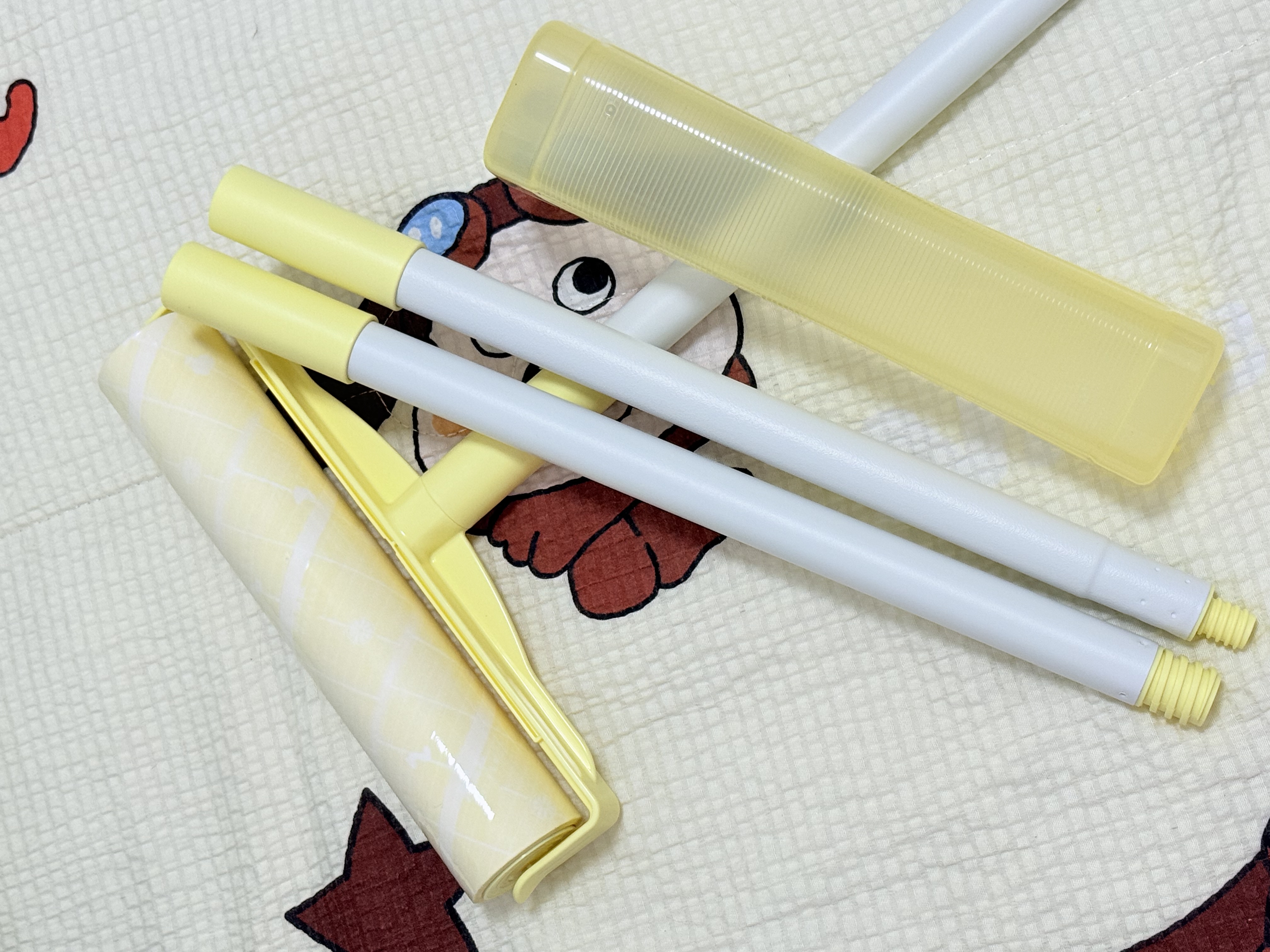 美丽雅长杆粘毛器滚筒沾衣服床单上头发猫毛滚刷卷纸强力粘尘毛神器 实拍图
