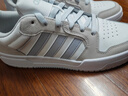 adidas ENTRAP美式校园风运动鞋少年感复古篮球风板鞋阿迪达斯 白色/矾土棕/浅蓝   38 实拍图