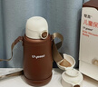 世喜儿童保温杯直饮吸管嘴吸管杯大容量316L不锈钢幼儿园水杯套款 实拍图