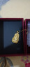 中国黄金（CHINA GOLD）黄金吊坠观音菩萨佛像男士足金转运平安符金挂坠送父亲长辈礼物 观音吊坠+足金链（约6.5g） 实拍图