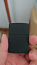 ZIPPO打火机之宝防风煤油黑裂漆-经典商标 生日礼物送男友斜光含油礼盒 实拍图