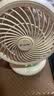 海尔（Haier） 统帅空气循环扇电风扇台扇小风扇涡轮扇家用节能风扇台式壁挂音轻定时摇头办公学生宿舍桌面风扇 【户外学生】充电款LSF-CB101(W) 实拍图