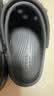 卡骆驰（CROCS）白鹿同款云朵洞洞鞋|206750 黑色-001 40(260mm) 实拍图