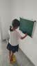 得力60*45cm黑板粉笔书写 镀锌背板绿板 磁性可吸附办公教学小白板悬挂式写字板黑板教师学教室 实拍图