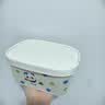 美丽雅一次性餐盒方形带盖1000ml*10套食品级加厚饭盒露营打包盒 实拍图