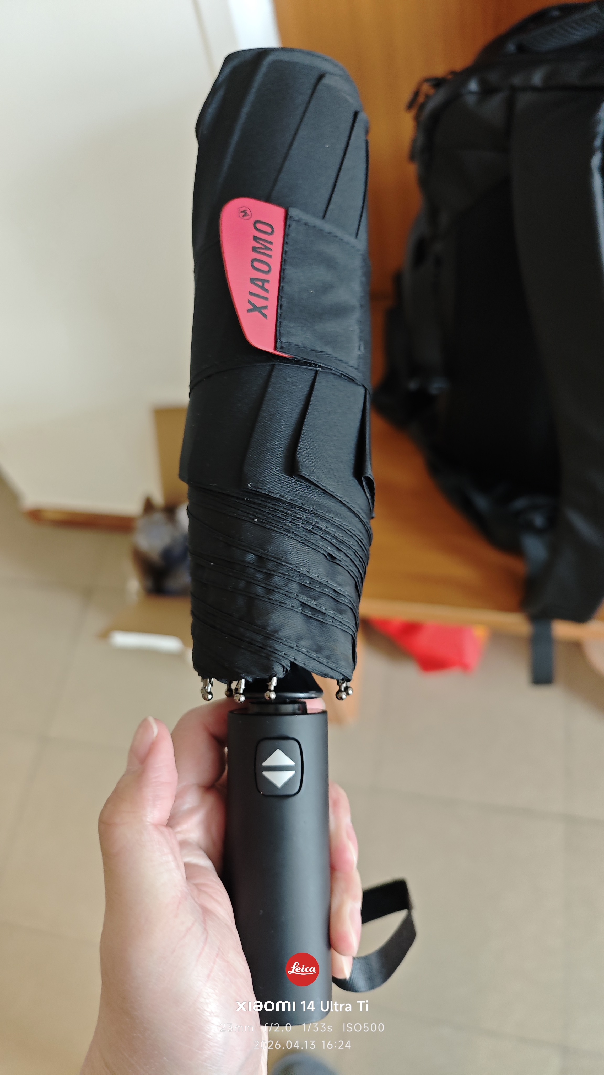 小魔雨伞 记忆折叠伞 免叠秒收自动伞速干伞【黑科技-一秒无痕收伞】 实拍图