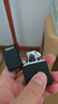 ZIPPO打火机之宝防风煤油黑裂漆-经典商标 生日礼物送男友斜光含油礼盒 实拍图