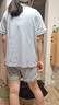芬腾睡衣女带胸垫纯棉26年夏新款7A抑菌女士短裤家居服套装 实拍图