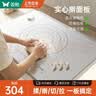 双枪（Suncha）304不锈钢菜板擀面板抗菌防霉案板厨房专用和面食揉面板中号 实拍图