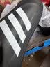 adidas NIZZA PLATFORM厚底增高运动帆布鞋女阿迪达斯三叶草 一号黑/白   38 实拍图