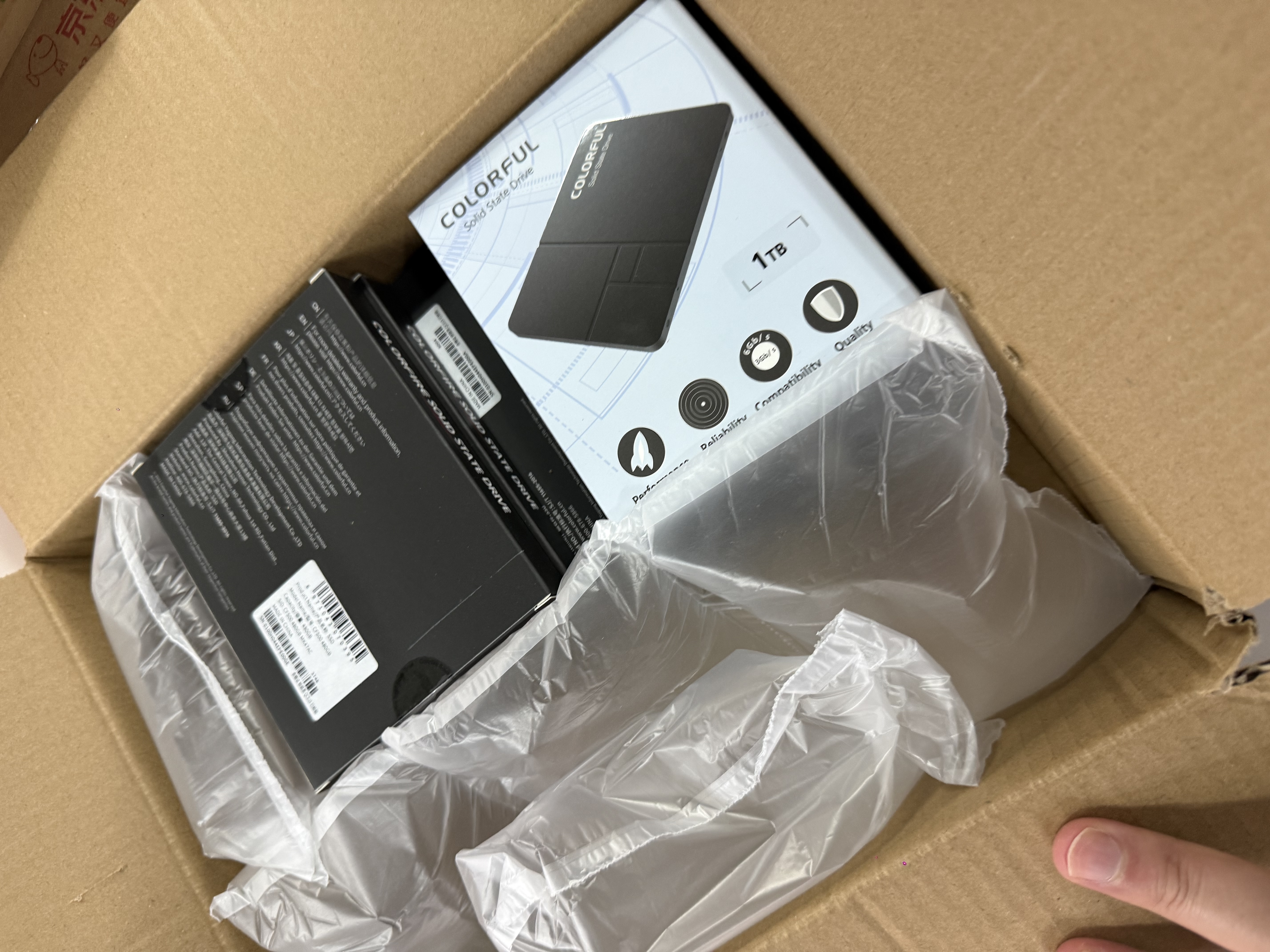 七彩虹（Colorful）480GB SSD固态硬盘 SATA3.0接口 镭风CF500系列 热销款 实拍图
