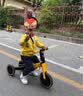 Hape儿童平衡车 二合一滑步脚踏可折叠静音 锻炼平衡安全骑行2-6岁 多功能平衡车 1.5-5Y 黄色 E8467 实拍图