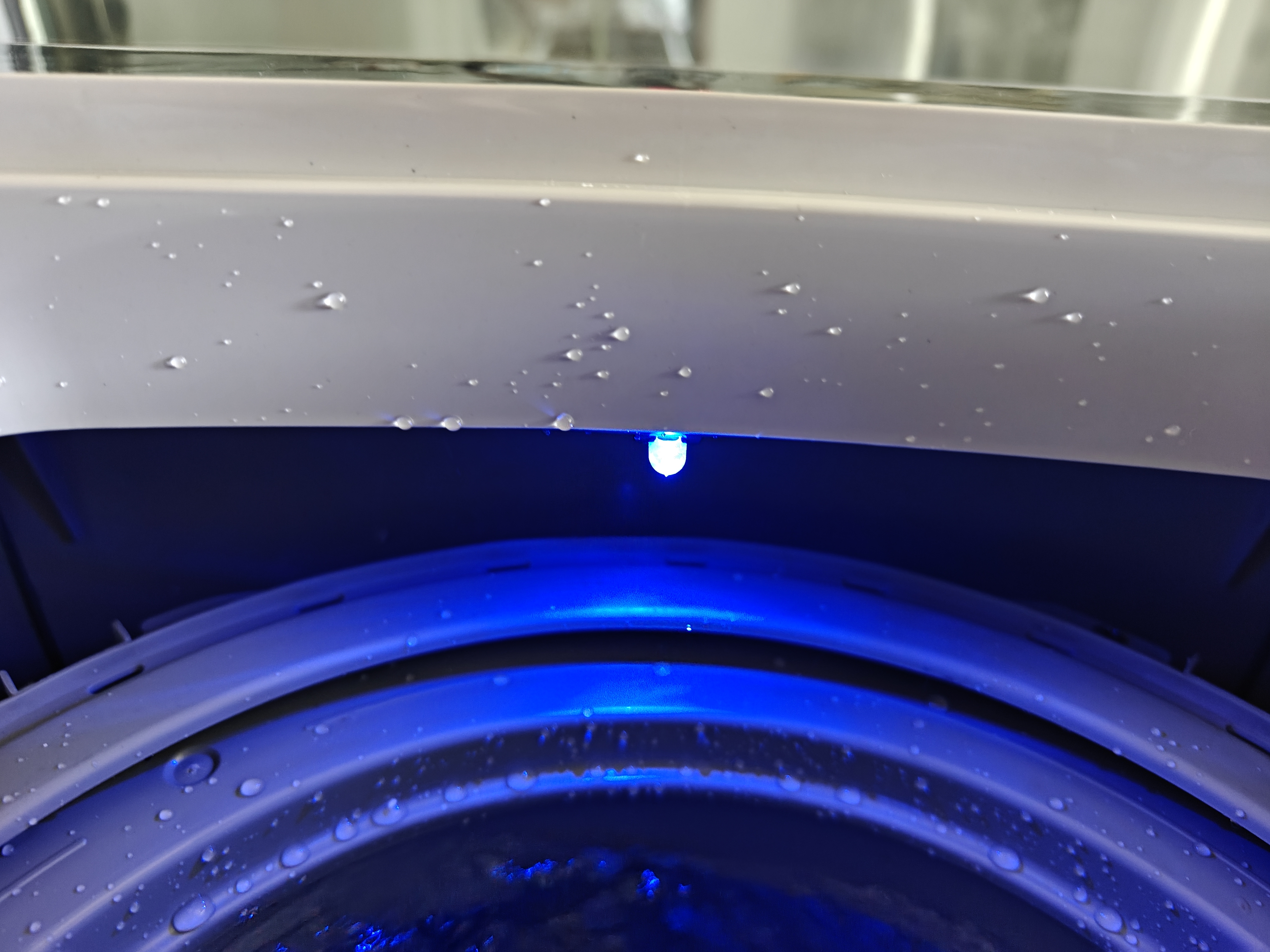 奥克斯（AUX）波轮洗衣机全自动 大容量洗衣机家用宿舍租房神器 【国补】 灰色8KG洗脱容量/智能风干【蓝光抑菌】 波轮 实拍图