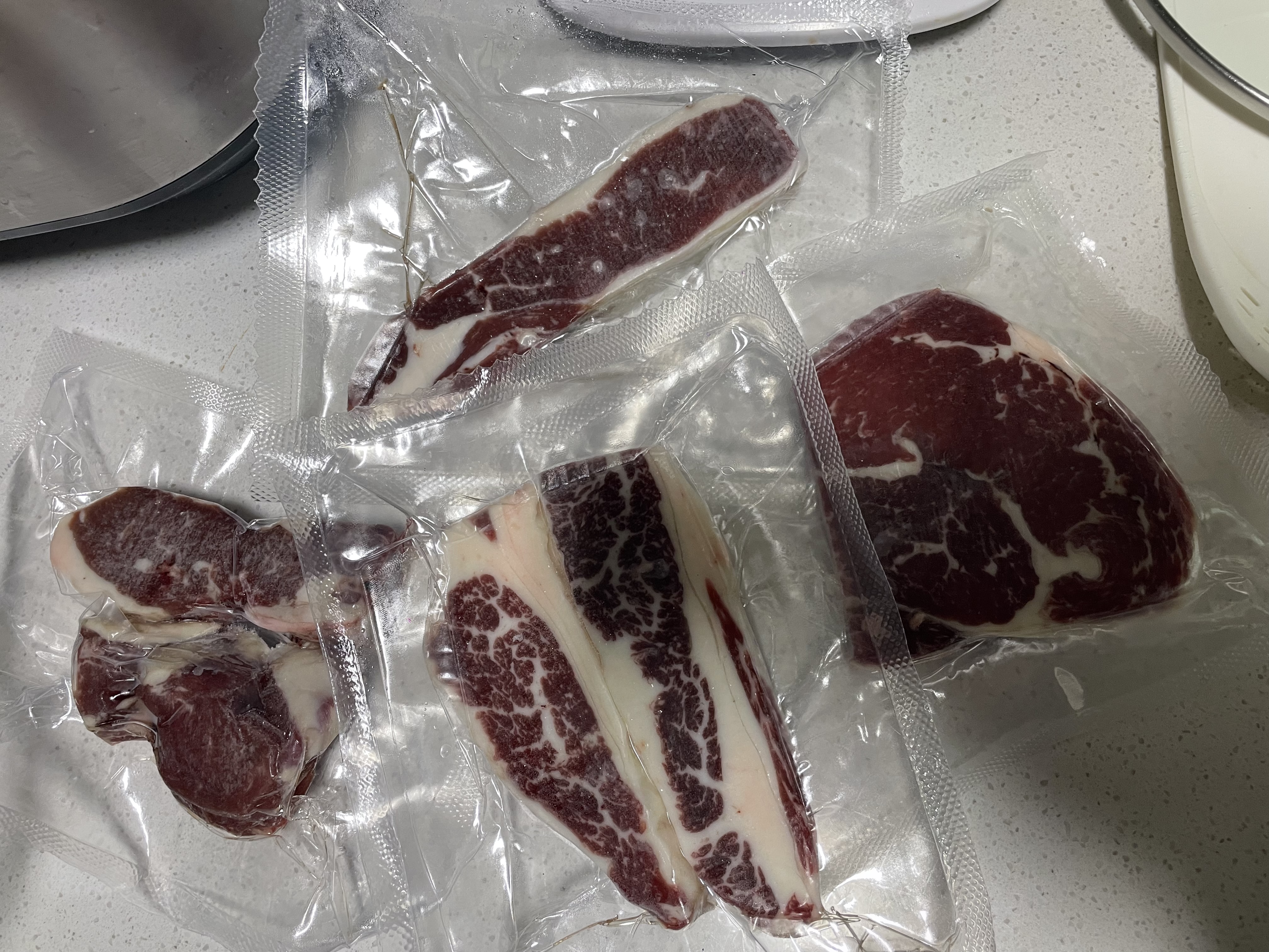 果勋和牛M5眼肉盖牛排 净重500g 肋眼眉原切谷饲雪花牛肉儿童牛排家庭 实拍图