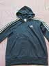adidas日常通勤休闲三条纹连帽夹克外套男装秋季阿迪达斯轻运动   传奇墨水蓝/白   M 实拍图