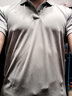 京东京造夏季运动短袖男士t恤polo衫男跑步健身户外速干衣服 苔藓绿 3.0 L 实拍图