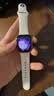 Apple/苹果WatchS11智能手表GPS款42毫米玫瑰金色铝金属表壳淡桃粉色运动型表带S/M-联通补贴 实拍图