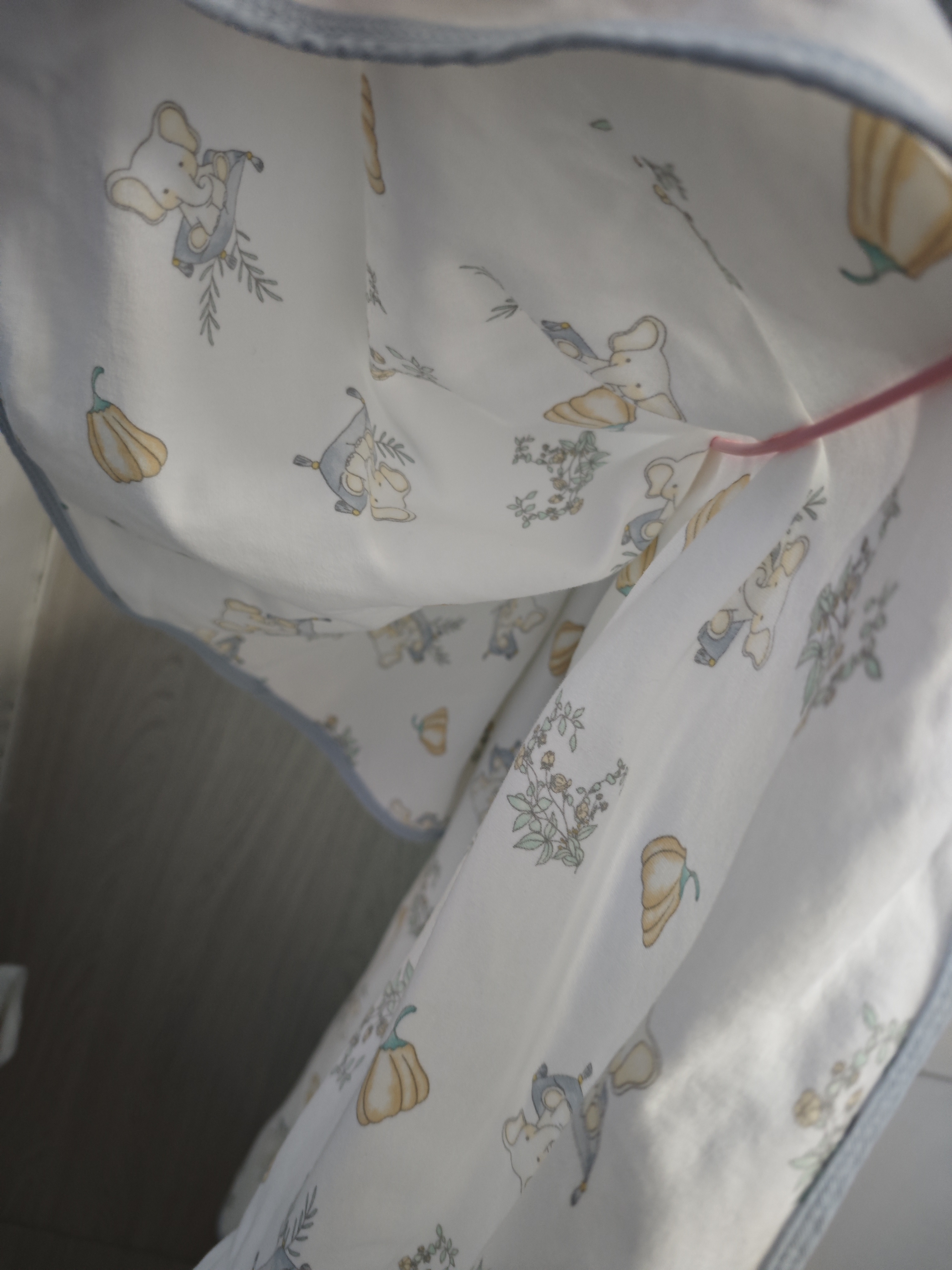 十月结晶新生婴儿抱被初生儿包被秋冬四季产房宝宝睡袋包巾裹被 【玉米棉春夏双层】-夏日海岸 婴儿抱被 实拍图