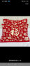 上海故事 红围巾男士年会围巾男女通用冬季红色福字长款围巾围 生日礼物 大红 晒单实拍图
