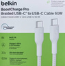 贝尔金（BELKIN）苹果充电线 数据线type-c 苹果17充电 手机快充线 USB-C电源线电脑快充线 2米编织款 粉色 CAB024 实拍图